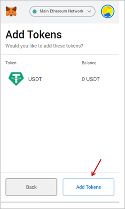 add usdt to metamask06