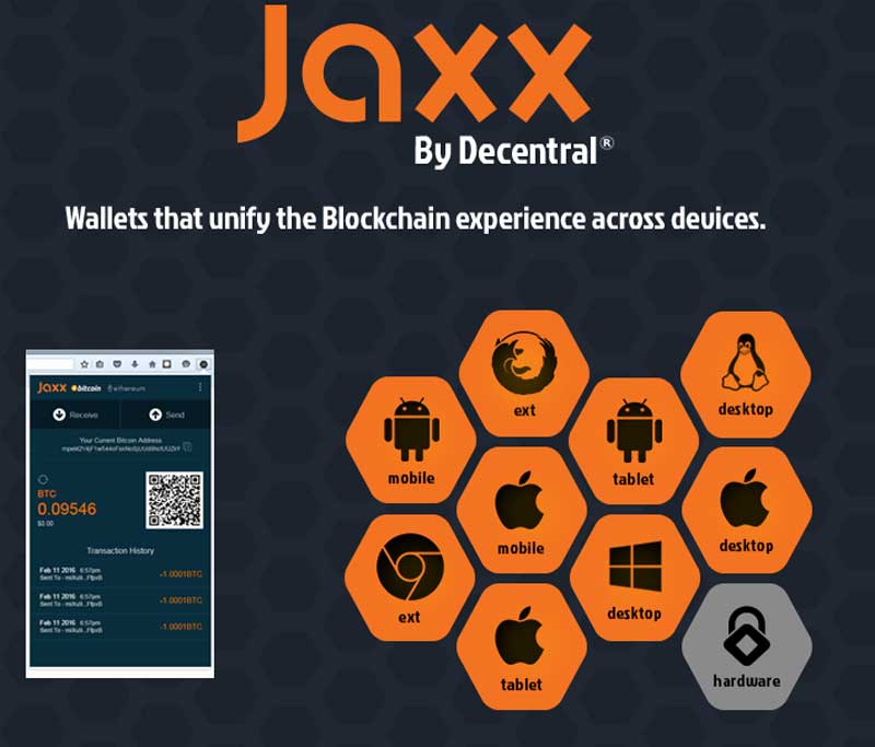 کیف پول jaxx