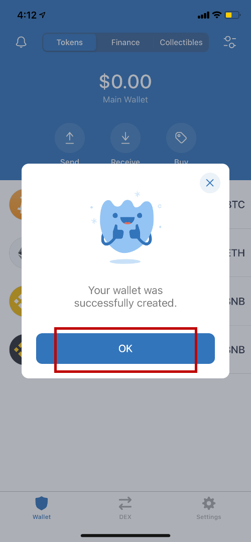 تایید ساخت کیف پول تراست ولت