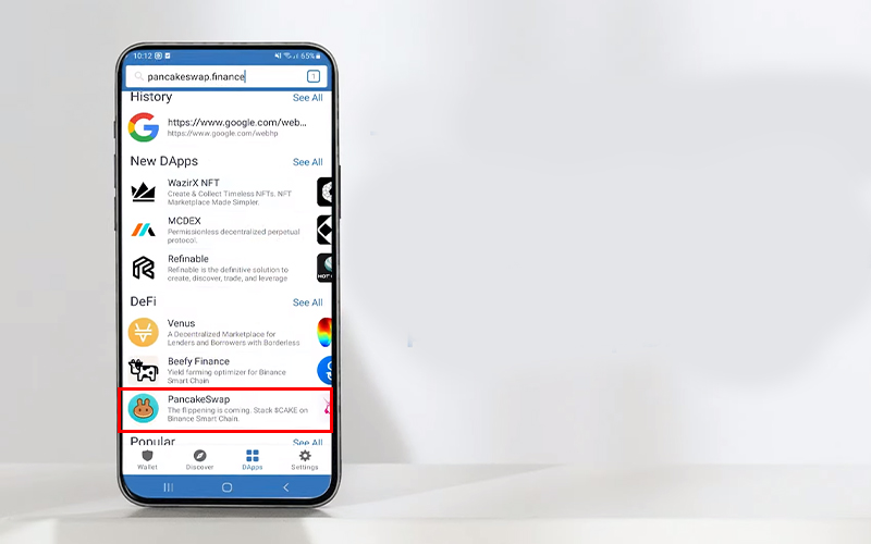 dapp از طریق تراست ولت