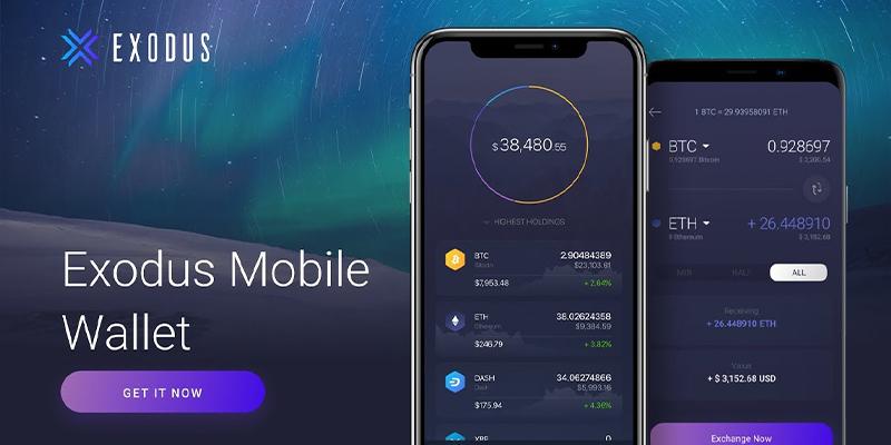 کیف پول ارز دیجیتال اکسودوس