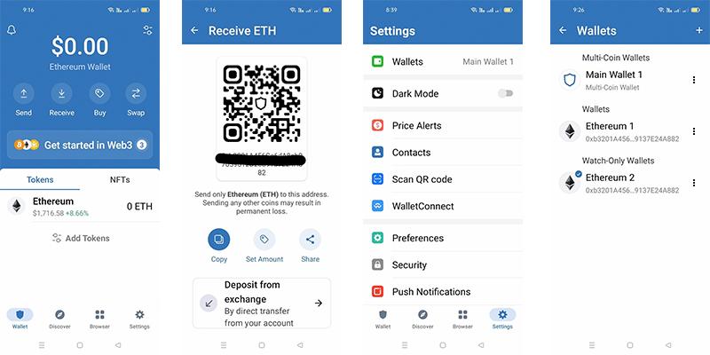 نحوه واریز اتریوم به تراست ولت