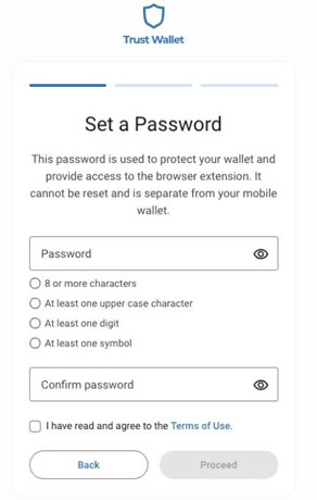 خرید شت کوین از تراست ولت