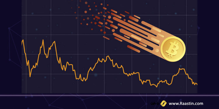 کاهش قیمت بیت کوین