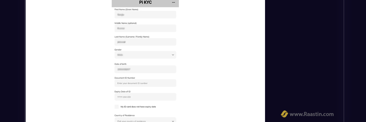 kyc پای نتورک