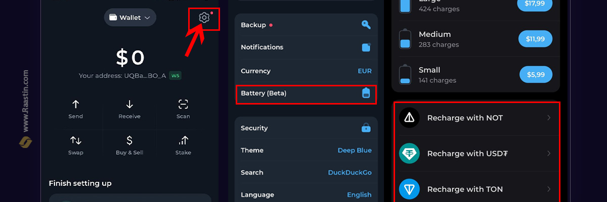 فروش همستر بدون تون کوین، باتری تون کیپر