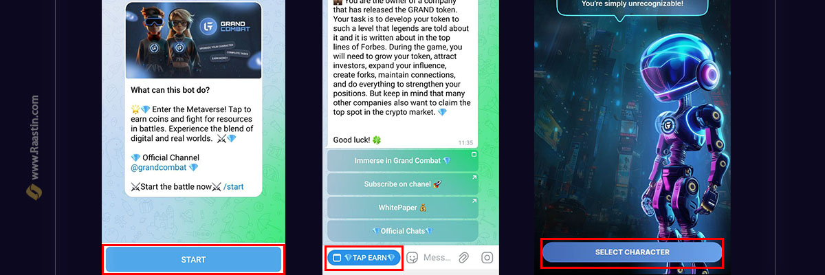 لینک ربات گرند کامبت