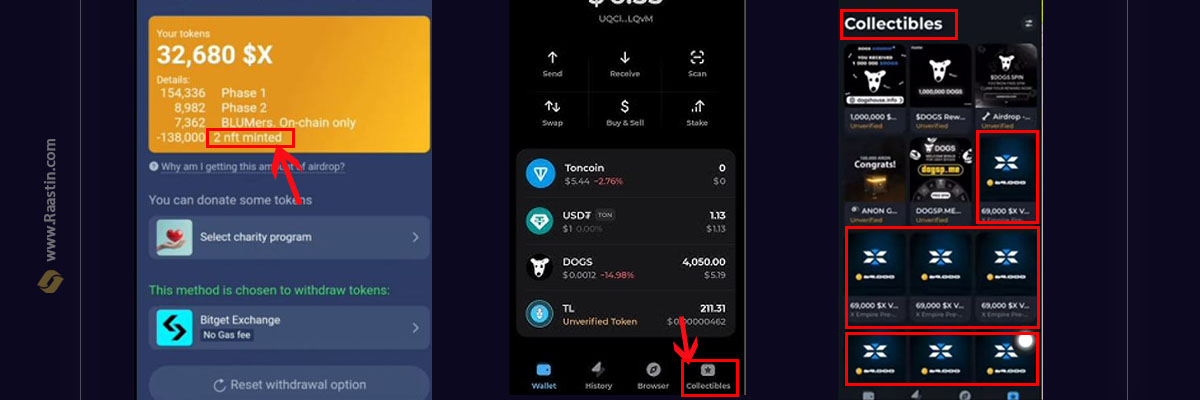 انتقال ان اف تی ماسک امپایر به تون کیپر
