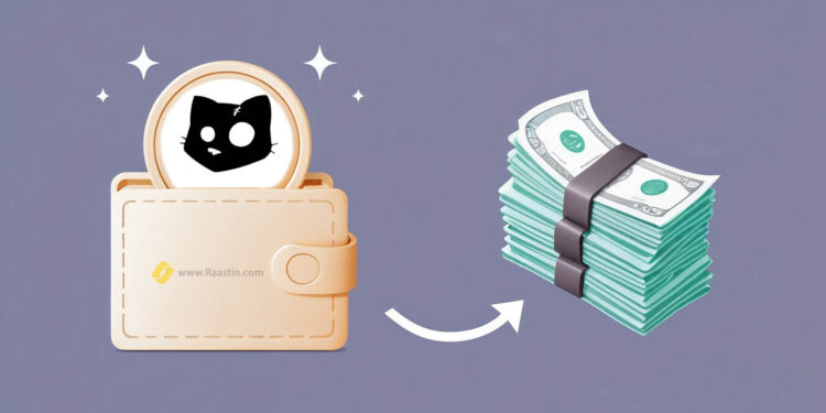 نقد کردن کتز، فروش کتز cats تلگرام، برداشت کتز