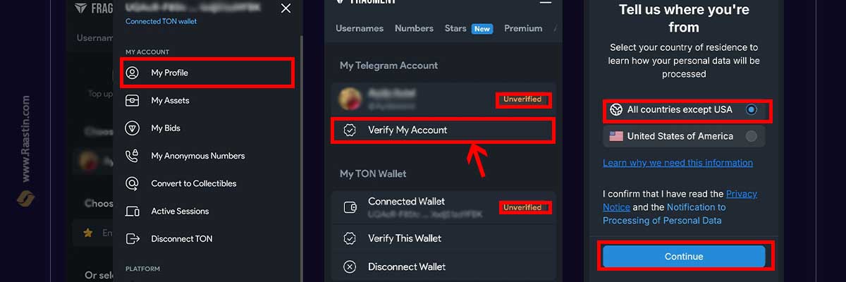 تایید هویت فرگمنت از ایران