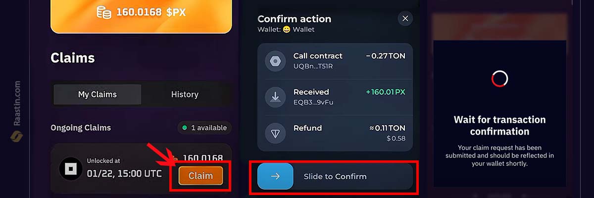 فروش نات پیکسل، فروش px، برداشت نات پیکسل