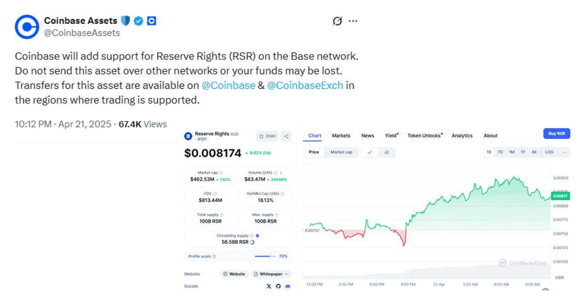 رشد قیمت rsr، رییس جدید sec، اتکینز کیست
