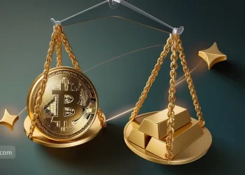 رکورد قیمت طلا، طلا یا بیت کوین، تاثیر قیمت طلا روی بیتکوین، رابطه قیمت طلا و بیت کوین، طلا بخریم یا بیت کوین، مقایسه سود طلا و بیت کوین