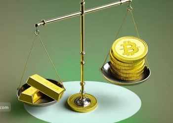 سقوط طلا جهانی، اخبار بیت کوین امروز، رابطه قیمت طلا و بیت کوین، تاثیر ریزش طلا جهانی روی بیت کوین