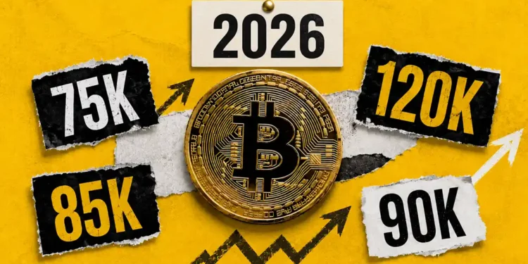 پیش بینی قیمت بیت کوین، پیش بینی قیمت بیت کوین با هوش مصنوعی، آینده بیت کوین، قیمت بیت کوین اخر 2026