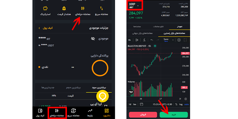 خرید ریپل بدون کارمزد، خرید فوری ریپل، خرید ارز ریپل