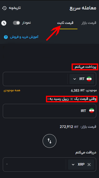 خرید ارز ریپل با قیمت ثابت