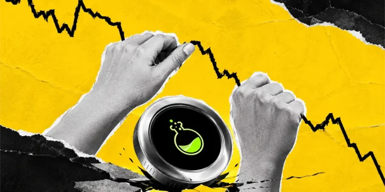 دلیل ریزش ارز لب، سقوط ارز لب، چرا میمز لب ریخت، آینده ارز لب، تحلیل ریزش قیمت lab