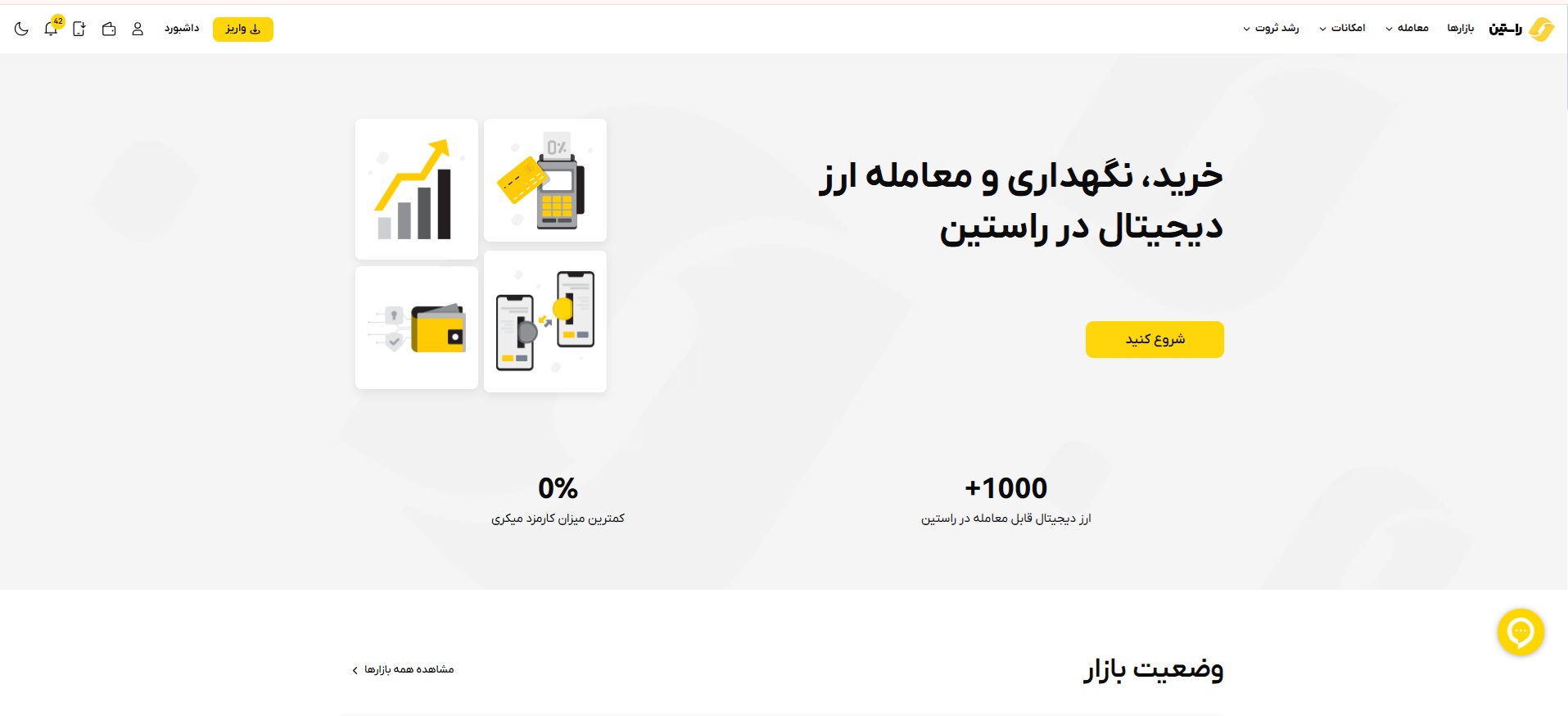صرافی راستین برای خرید ارز دیجیتال با 10 میلیون تومان