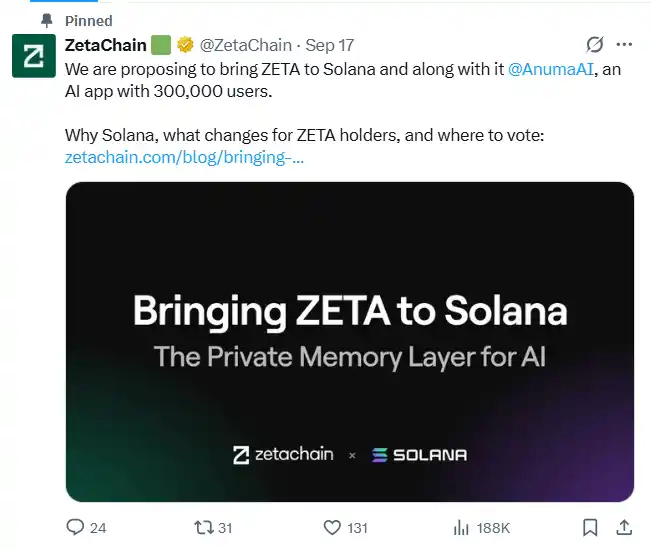 دلیل رشد ارز زتا، آینده zeta، پیش بینی قیمت زتا، خبر مهاجرت توکن زتا به سولانا