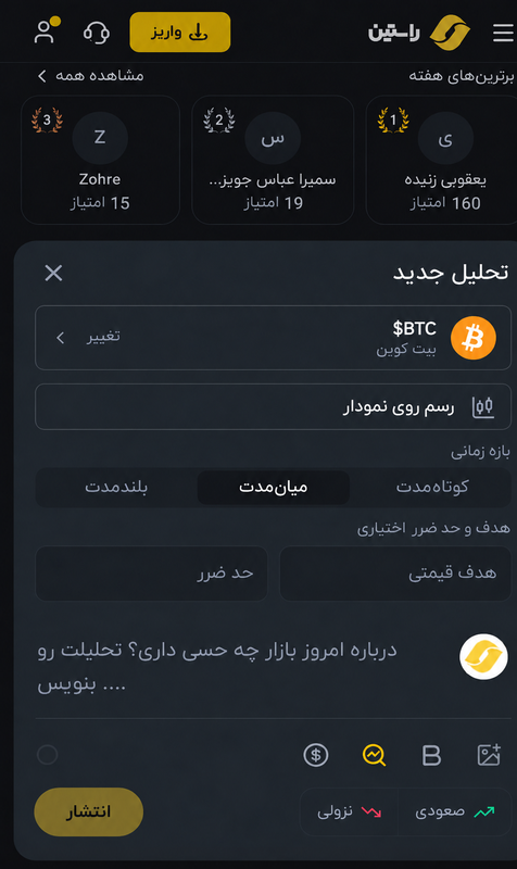 نحوه گذاشتن تحلیل در نینجا